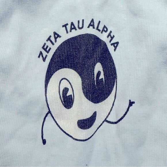 Zeta Tao Tank Top Blue Greek Life Size M - Picture 5 of 7